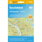 80 Sysslebäck Sverigeserien 1:50 000
